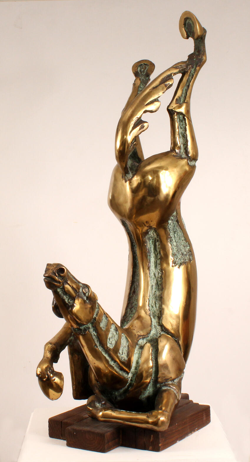 Scultura bronzo cavallo Max Squillace